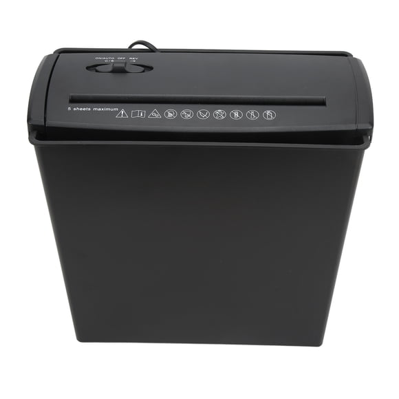 VoborCA Electric Paper Shredder Automatic Strip Shredder, Small Size, 10L Capacity, EU Plug, 220V-240V