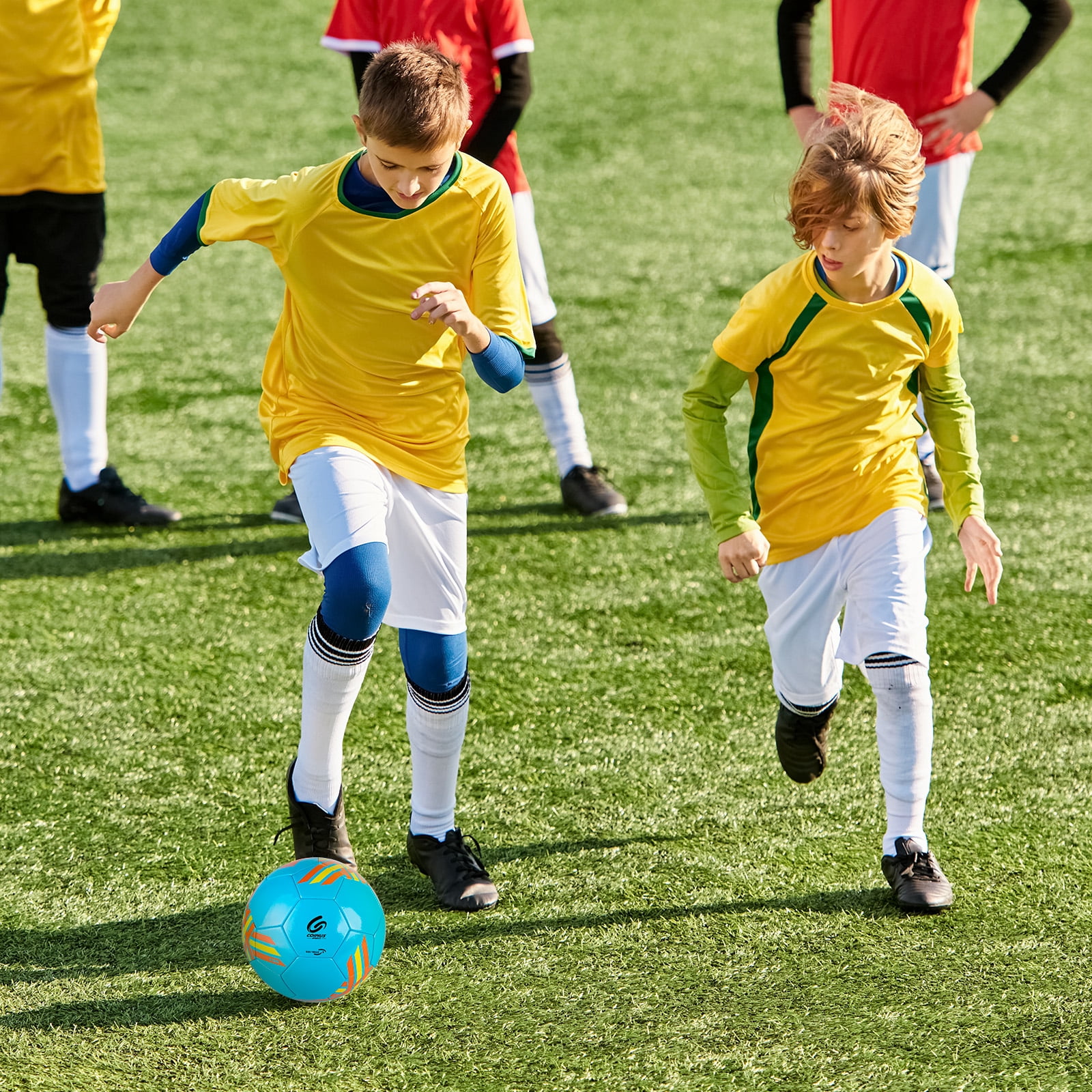 Ballon de soccer Coinus Sports, taille 5, bleu
