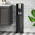 thumbnail image 4 of Costway Bathroom Storage Cabinet with Adjustable Shelf 1 Door & 2 Open Shelves Living Room Black, 4 of 9