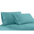 thumbnail image 3 of Bassano 1800 Series Embossed Deep Pocket Sheet Set - Super Soft & Wrinkle Free - Luxurious Bed Sheets Set (California King, Aqua), 3 of 3