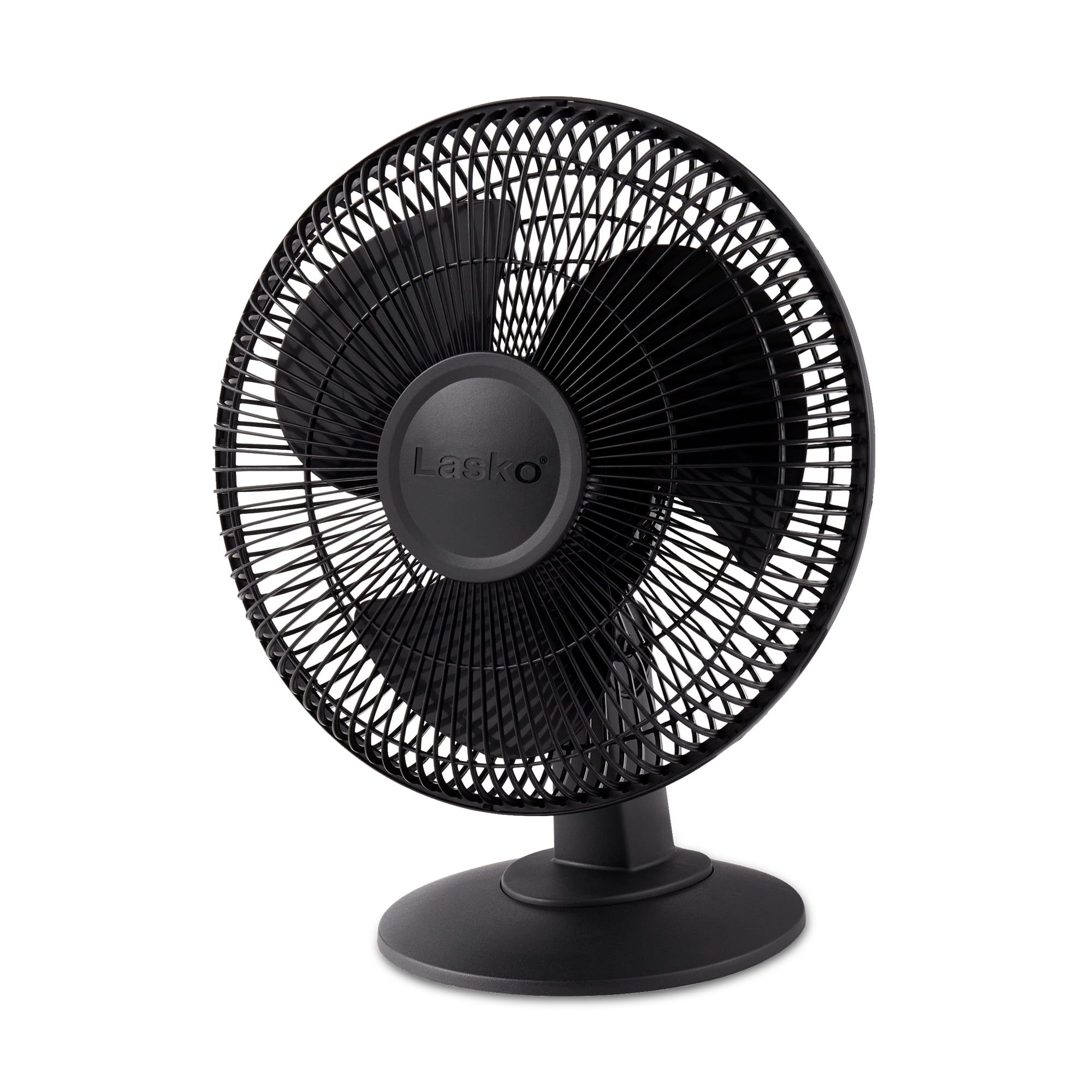 Lasko LKO-2017 Ventilateur de Sol Ou de Table Oscillant Portable de 12 Pouces à 3 Vitesses, Noir