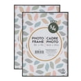 thumbnail image 1 of DesignOvation Slimline 5" x 7" Black Tabletop Picture Frame, Set of 2, 1 of 10