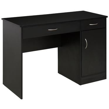HOMCOM Computer Desk with Storage Drawers Writing Table for Home Office