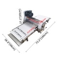 thumbnail image 2 of Machine Commerciale à Pâte, Rouleau Réversible, Fabricant de Pâte, Machine à Pâte et Pâtisserie avec Courroie de 70,9 Pouces X 23,6 Pouces 110 V, 2 of 9