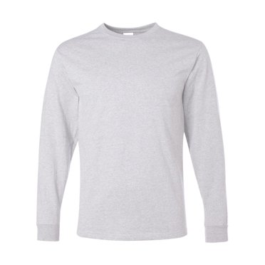 Jerzees T-Shirt à Manches Longues pour Hommes DRI-POWER Active, 2X, Cendre