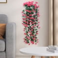 thumbnail image 4 of Mlkoz Home Decor, Simulation Lilys Rattan Artificial Flower Wall Hanging Basket Indoor And or Decorative Flowers Suitable For Decorating Indoor Wedding, Graduation Gifts, 4 of 5