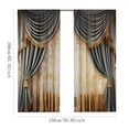 thumbnail image 2 of Yhmxh Curtains for Bedroom,Shower Curtain,Blackout Curtains 2PCS European Curtains and Drapes Christmas Series Curtains Factory Sent Digital Printing Curtains Polyester Fiber Curtains, 2 of 3