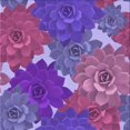 thumbnail image 1 of Ahgly Company Machine Washable Indoor Square Transitional Dark Orchid Purple Area Rugs, 8' Square, 1 of 7
