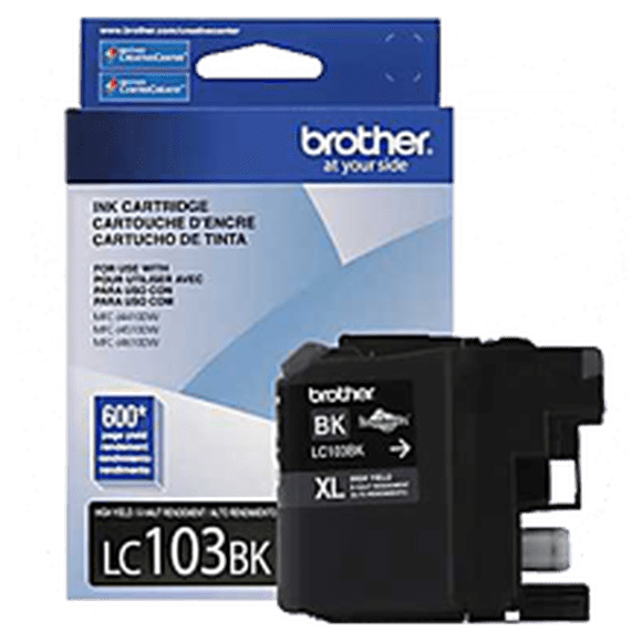~Brand New Original BROTHER LC103BK INK / INKJET Cartridge Black High Yield for Brother DCP-J752DW