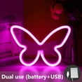 thumbnail image 2 of CEHVOM Neon Signs LED Neon Night Light USB Or 3-AA Battery Powered Neon Lights Wall Sign Room Decor Decor For Girls Bedroo Clearance, 2 of 3