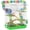 Green, variant on PawHut 18.5" Hamster Cage with Tube System, Exercise Wheel, Red