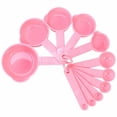 thumbnail image 1 of Oleegame 1PC Stainless Steel Cutlery Set 10Pcs For Baking Set Tools Spoons Coffee Measuring Plastic Cups Measure Kitchen，Dining & Bar Pink, 1 of 7