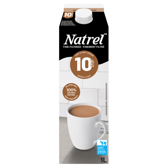 Natrel Fine-filtered 10% Half & Half Cream 1L