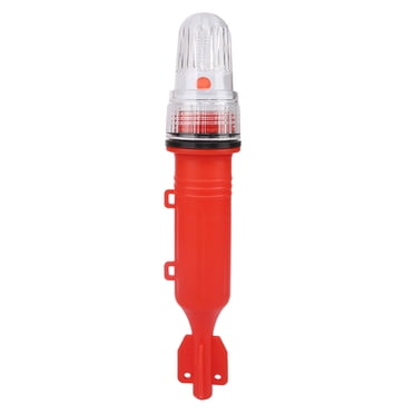 Flare de Sécurité - Flare à DEL pour la Navigation Lumière Électronique de Détresse Flare Trousse de Navigation Jour Nuit Trousse de Signaux Flare Panneau Visuel Électronique pour la Pêche et la Navigation, Localisateur Portatif Étanche à DEL pour Bateaux