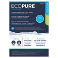 thumbnail image 2 of EcoPure EPW2F Premium Fact Universal Whole Home Filter (2 Pack), Dark Gray/Black, 2 of 4