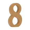 thumbnail image 1 of 4 Inch Wooden Letters Unfinished for Crafts - White Wood Alphabet Letters for Wall Decor, Marquee Signs, Wedding, Birthday Party & Home Decoration - Standing Table Letters for DIY Projects, 1 of 6