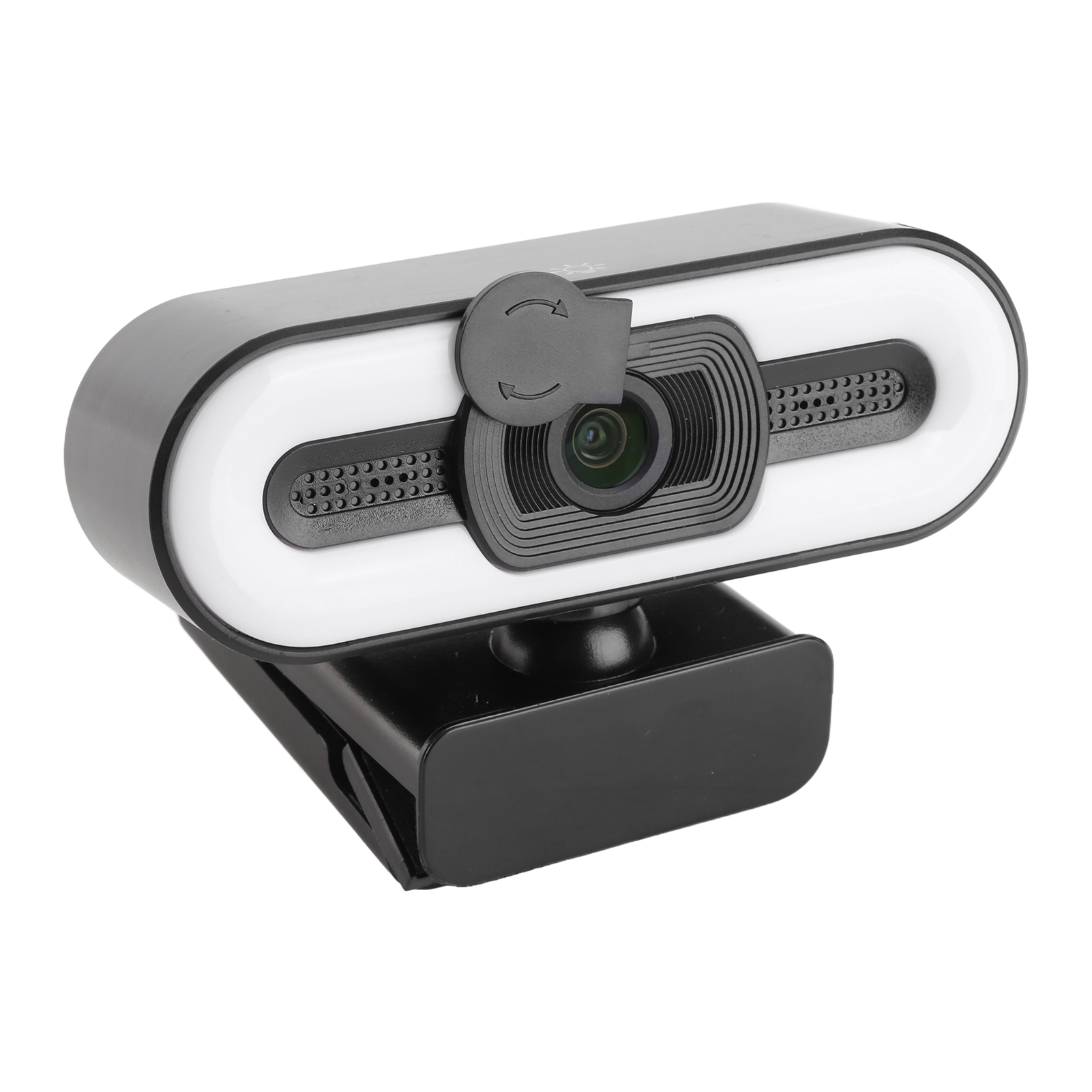 Webcam 4K USB Plug and Play Webcam with Built in Microphone Lighting for Live Stream Video Call Video Conference Online Teaching