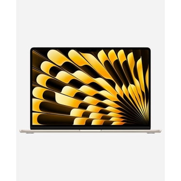Macbook Air 15,3 Pouces (10-GPU, Starlight) 3,5 GHz 8 Cœurs M2 (2023) Portable 512 Go Disque Flash et 16 Go RAM - macOS/Win 11
