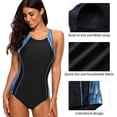 thumbnail image 4 of Charmo Maillot de Bain une Pièce de Sport pour Femme, Dos Nageur, Shorty, 4 of 6