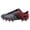 Black, variant on BYHONG Outdoor Firm Ground Kids Soccer Cleats Athletic Football Shoes for Boys and Girls Training Toddler Big Kid Black 8.5