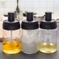 thumbnail image 3 of 280ml Seasoning Jar Leakproof Moisture-proof Glass Spice Bottle Container with Spoon Stick Brush for Home A Kitchen Tool, 3 of 6