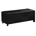 thumbnail image 1 of Patioflare Padded Wicker Deck Box-Bench Combo, 60 gallons capacity, 1 of 6