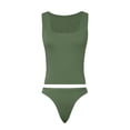 thumbnail image 3 of Lixiuxyad Basic Tank Tops Women Sexy Square Neck Tank Top Summer Going Out Basic Shirt, 3 of 4