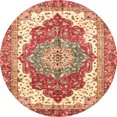 thumbnail image 1 of Ahgly Company Tapis d'Intérieur Ronds Abstraits Persans Rouges, 3 Pieds Rond, 1 of 6