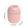 thumbnail image 3 of Dvkptbk Bedroom Mini Humidifier Car Portable/Hotel Travel/Office Desktop Humidifier USB Humidifier Auto Shut Off 220ml/420ml, 3 of 6