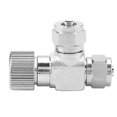 thumbnail image 1 of Yosoo Aquarium System CO2 Regulator Needle Check Valve Bubble Counter Fish Tank Accessory, Needle Valve Stainless, Aquarium Bubble Counter, 1 of 5