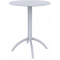 thumbnail image 1 of Siesta ISP160-SIL Table Bistro Ronde Pieuvre Gris Argenté, 1 of 3