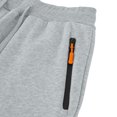 thumbnail image 2 of Ceisia Men Solid Color Loose Casual Pants Elastic Waist Drawstring Sports Gift Work Trousers, 2 of 8