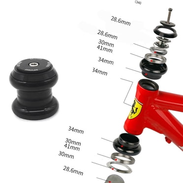 Fixed Gear Bicycle Bearing Set 34/44mm Road Bike Steering Column Headset 44mm