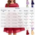 thumbnail image 3 of Ashirexll Robe d'Été pour Filles Enfants Col Rond Couleur Unie en Maille Manches Courtes Pois Tunique Ligne A pour Enfants, 3 of 5