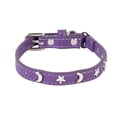 thumbnail image 1 of Collier pour Chat Réglable Motif Étoile et Lune avec Bande Élastique pour Usage Intérieur et Extérieur, 1 of 6