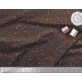 thumbnail image 2 of Soimoi Brown Poly Georgette Fabric Brush Stroke Abstract Printed Fabric 1 Yard 42 Inch Wide, 2 of 3