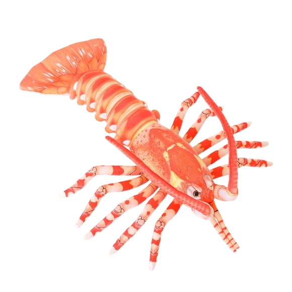 Xihbxyly Lifelike Australian Lobster Plush Pillow Soft Lobster Crab Stuffed Toy Simulation Red Lobster Plushie Cuddly Sea Lobster Dolls Gifts,23.6'' Summer Clearance