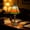 F#6315, variant on Modern Glass Bedside Table Lamp, Soft Warm Light, Adjustable Brightness, Compact 36x20x15 cm, Nightstand or Living Room Decor