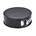 thumbnail image 4 of GROWTH TANK Nonstick Springform Cake Pan Cheesecake Pan Bakeware Loose Base Cake Baking Tin Black Round 22x7cm, 4 of 8