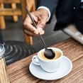 thumbnail image 2 of Lisbinx 304 Stainless Steel Coffee Stirring Spoon - Small Round Stirrer for Coffee, Tea & Cocktails - Rustproof & Dishwasher Safe - Elegant Modern Designs - 1 Piece, 2 of 6