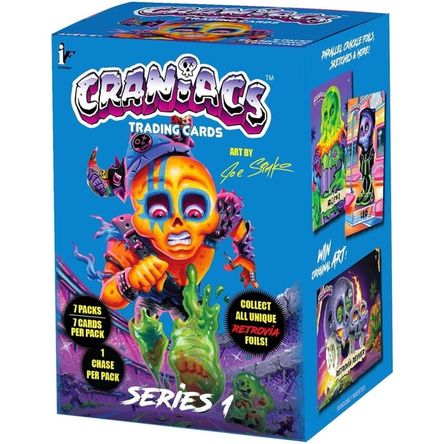 Craniacs TCG : Boîte Blaster de Cartes à Échanger Série 1 - 7 Paquets