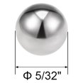 thumbnail image 2 of Uxcell Billes de Roulement Pouces 440C Acier Inoxydable G25 Boules de Précision 5/32 Pouces, 2 of 3