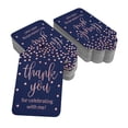 thumbnail image 2 of Inkdotpot Rose Gold Foil Paper Hang Tags ThankYou For Celebrating With Me Birthday Favor Tags 50 Pack, 2 of 6