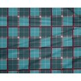 thumbnail image 3 of oneOone Polyester Lycra Fabric Tartan Check Print Sewing Fabric BTY 56 Inch Wide, 3 of 4