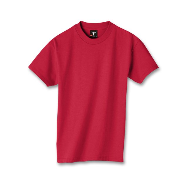 Hanes T-Shirt Garçon Beefy-T, TP, Rouge Profond