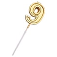 thumbnail image 2 of serony Birthday Cake Digital 0-9 Candle Party Celebration Cupcake Cakes Decorations Topper Home Craft Accessories Gift Number 9, 2 of 6