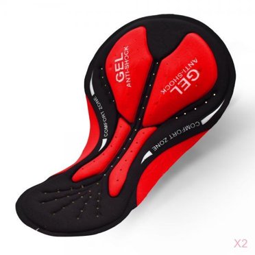 2pcs Cycling Pad Cushion For Biking Bike Underpants Pants