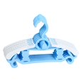 thumbnail image 4 of Elodie 5 Pieces Adjustable Hangers Closet Multifunctional Kids Clothes Hangers Blue, 4 of 8