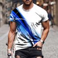 thumbnail image 1 of EGNMCR T-Shirts pour Hommes, Col Rond Décontracté, Impression Numérique 3D, Pull de Sport, Manches Courtes, Blouse, Cadeaux pour Hommes, 1 of 4