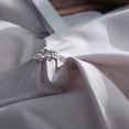 thumbnail image 3 of suxuMhao Queen Bedding Set - Queen Comforter Set, Bed Comforter, Three-Piece Set, Queen Size Bed Set with 1 Quilt Cover (90×90in) & 2 Pillowcases (20×30in) for Home Bedroom Use​.White, 3 of 5